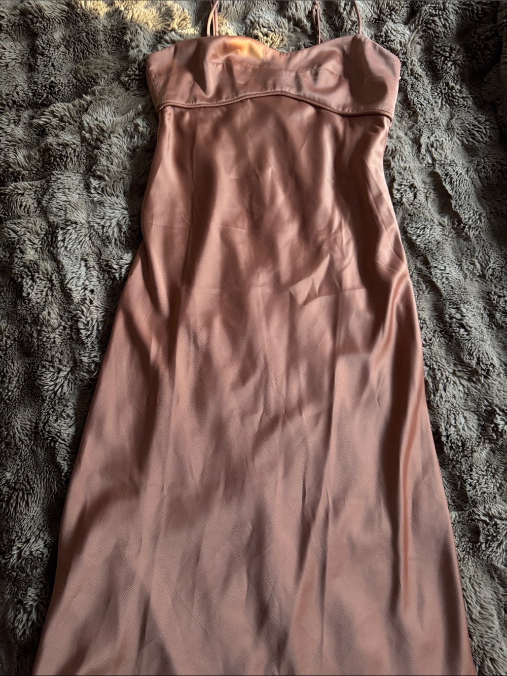 Women’s Slip Dress in light orange - Unbranded